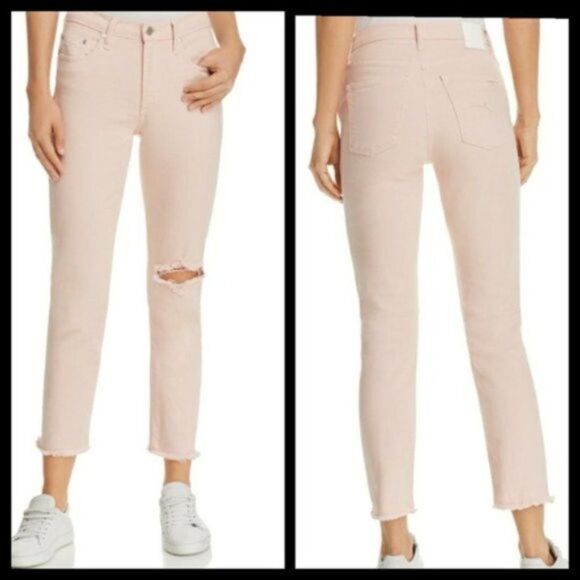 Nobody Denim Pink High Rise Jeans 32 NWT - Picture 1 of 3